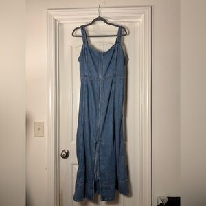 GAP Denim Blue Maxi Dress